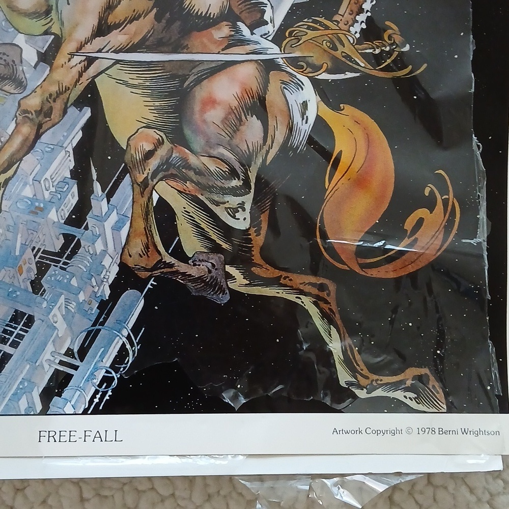 Sci-Fi Fantasy Art Print By Berni Wrightson 1978 - Picture 2 of 5